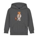 BARON FILOU - Sweat capuche Caniche gris 