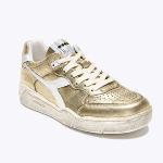 DIADORA HERITAGE - Baskets B560 metal doré 