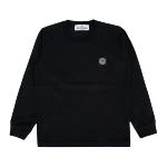 STONE ISLAND - Tee shirt manches longues noir 