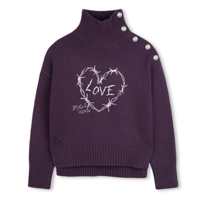 ZADIG & VOLTAIRE - Pull col montant Love