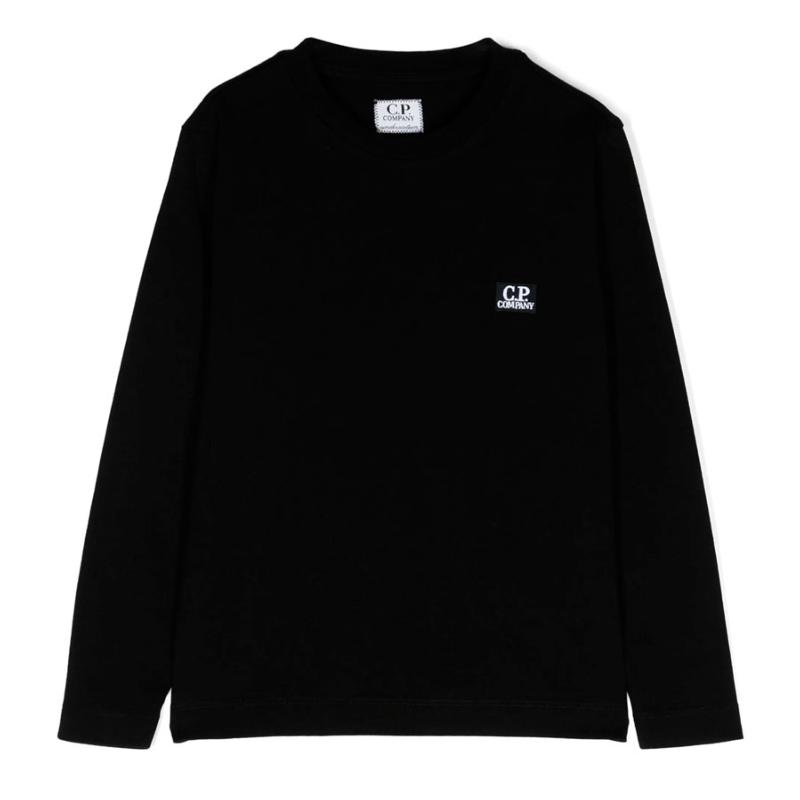 CP COMPANY UNDERSIXTEEN - Tee shirt noir manches longues  