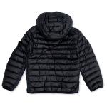 STONE ISLAND JUNIOR - Doudoune fine noire -  SOLDES