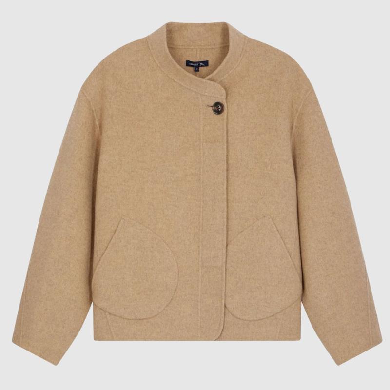 SOEUR - Veste Windsor beige chiné 