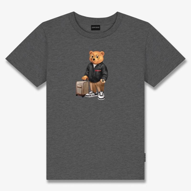 BARON FILOU - Tee shirt gris jetset gris 