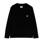 CP COMPANY UNDERSIXTEEN - Tee shirt manches longues noir