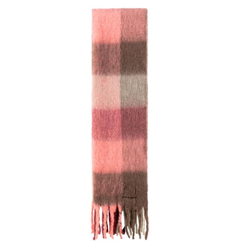 LEON & HARPER - Écharpe Elton rose 