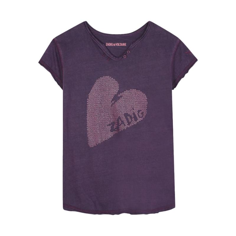 ZADIG & VOLTAIRE - Tee shirt manches courtes 