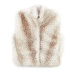 LABDIP - Gilet Bianca en fausse fourrure white