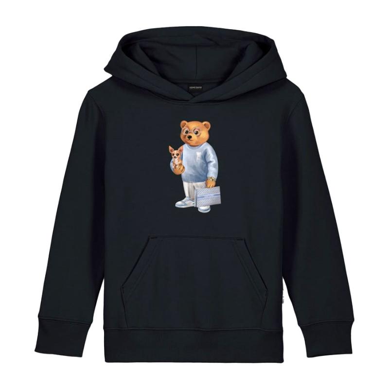 BARON FILOU - Sweat capuche Chihuahua noir 