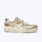 DIADORA HERITAGE - Baskets B560 metal doré 