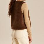 LABDIP - Veste mink Baci en fausse fourrure coffee