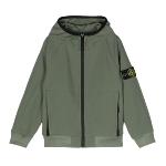STONE ISLAND - Veste soft shell kaki 