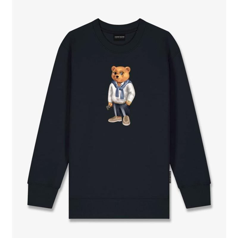 BARON FILOU - Sweat Honeygang  noir 