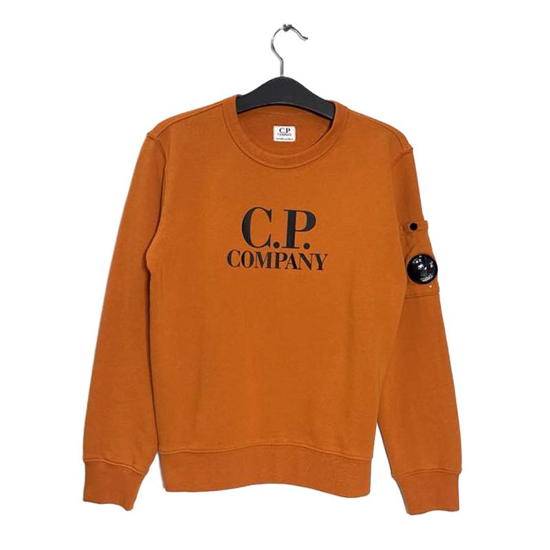 CP COMPANY UNDERSIXTEEN - Sweat orange avec logo 