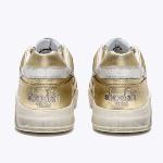 DIADORA HERITAGE - Baskets B560 metal doré 