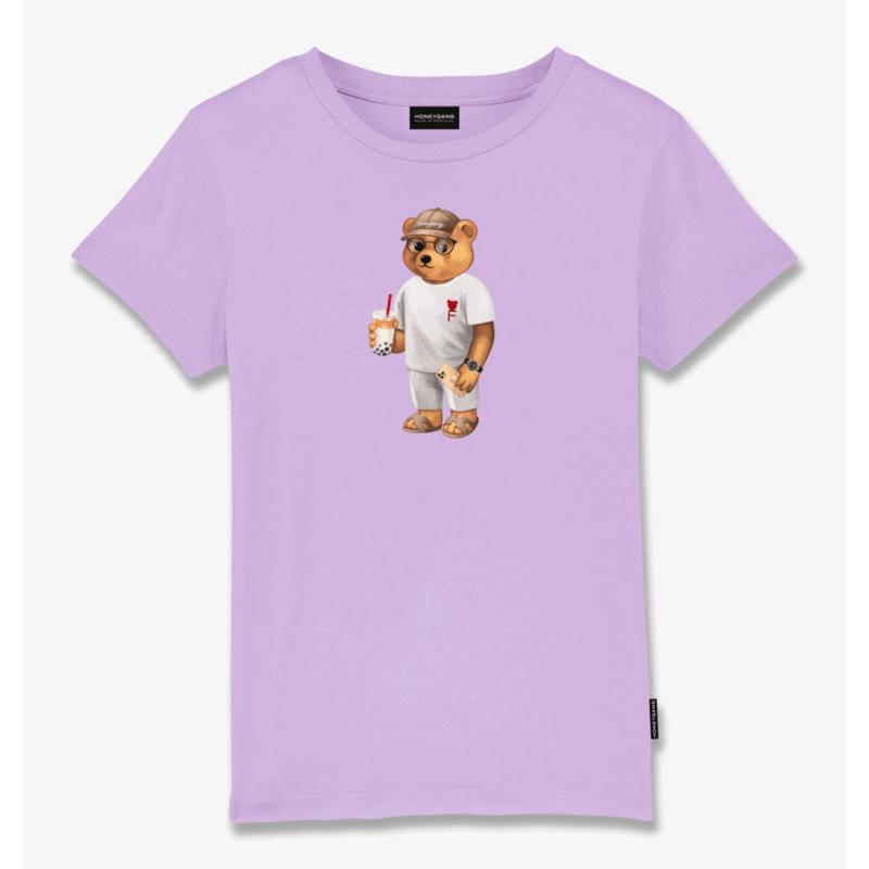BARONFILOU - Tee shirt Honey gang Seashore lilas