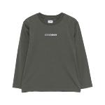 CP COMPANY UNDERSIXTEEN - Tee shirt taupe manches longues 