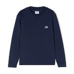 CP COMPANY UNDERSIXTEEN - Tee shirt manches longues bleu - SOLDES 