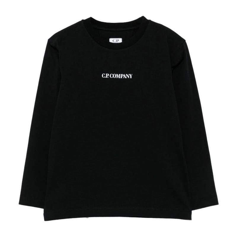 CP COMPANY UNDERSIXTEEN - Tee shirt noir manches longues  