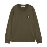 STONE ISLAND - Tee shirt manches longues kaki 