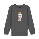 BARON FILOU - Sweat Honeygang Étudiant gris