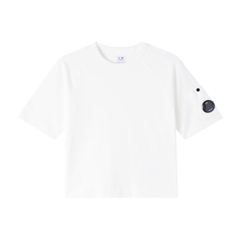 CP COMPANY UNDERSIXTEEN - Tee shirt lens blanc