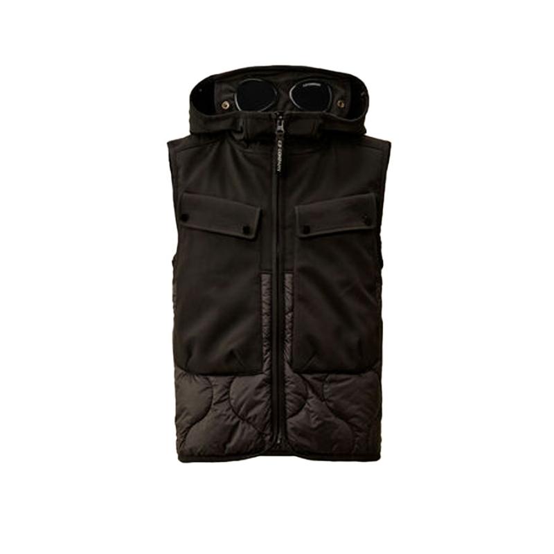 CP COMPANY UNDERSIXTEEN - Veste sans manches goggle noir  - SOLDES