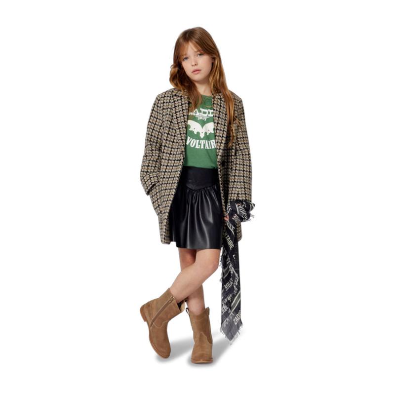 ZADIG & VOLTAIRE - Manteau à carreaux 