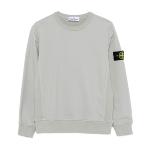 STONE ISLAND JUNIOR - Sweat gris clair