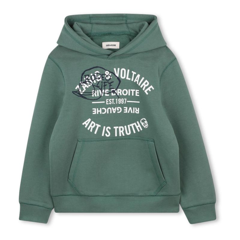 ZADIG & VOLTAIRE - Sweat capuche vert