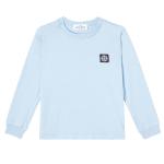 STONE ISLAND - Tee shirt manches longues bleu
