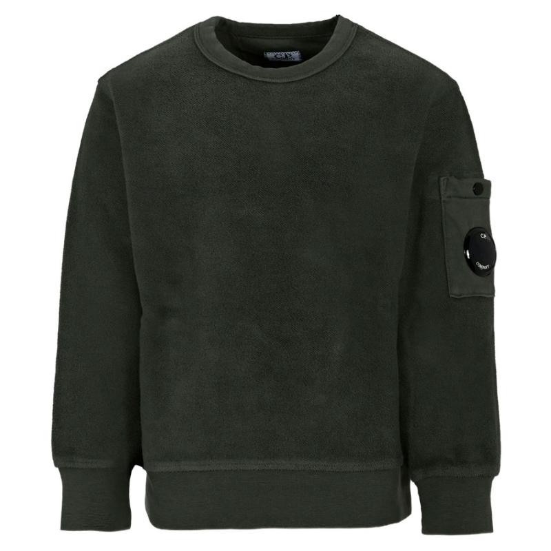 CP COMPANY UNDERSIXTEEN - Sweat en polaire kaki 