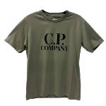 CP COMPANY UNDERSIXTEEN - Tee shirt taupe avec logo 