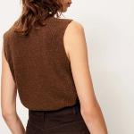 SESSUN - Pull sans manches Baynino dark stone 