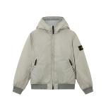 STONE ISLAND JUNIOR - Blouson déperlant gris clair 