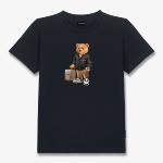 BARON FILOU - Tee shirt gris jetset noir