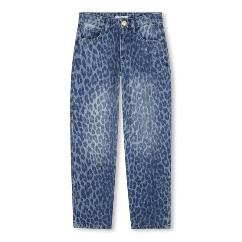 ZADIG & VOLTAIRE - Jean imprimé léopard