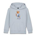 BARON FILOU - Sweat capuche Chihuahua ciel