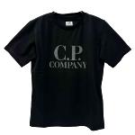 CP COMPANY UNDERSIXTEEN - Tee shirt noir avec logo 