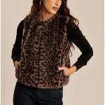 LABDIP - Veste mink Baci en fausse fourrure leopard carbone 