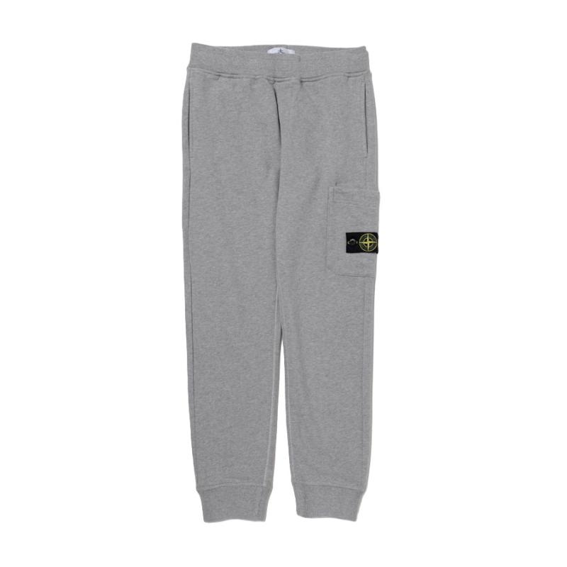 STONE ISLAND - Pantalon de jogging gris chiné 