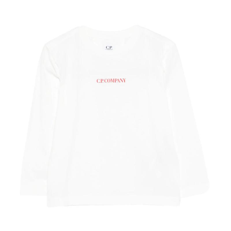 CP COMPANY UNDERSIXTEEN - Tee shirt blanc manches longues  