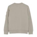 CP COMPANY UNDERSIXTEEN - Sweat taupe avec logo 