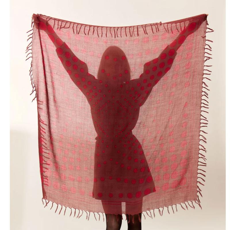 LEON & HARPER - Étole Emile marron