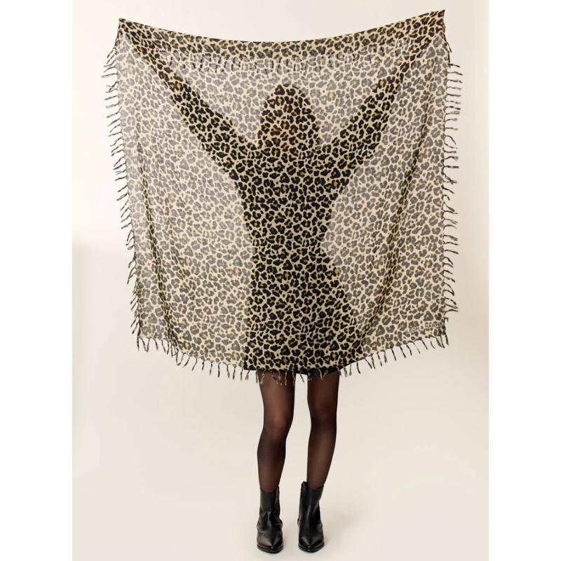 LEON & HARPER - Étole Emile léopard 