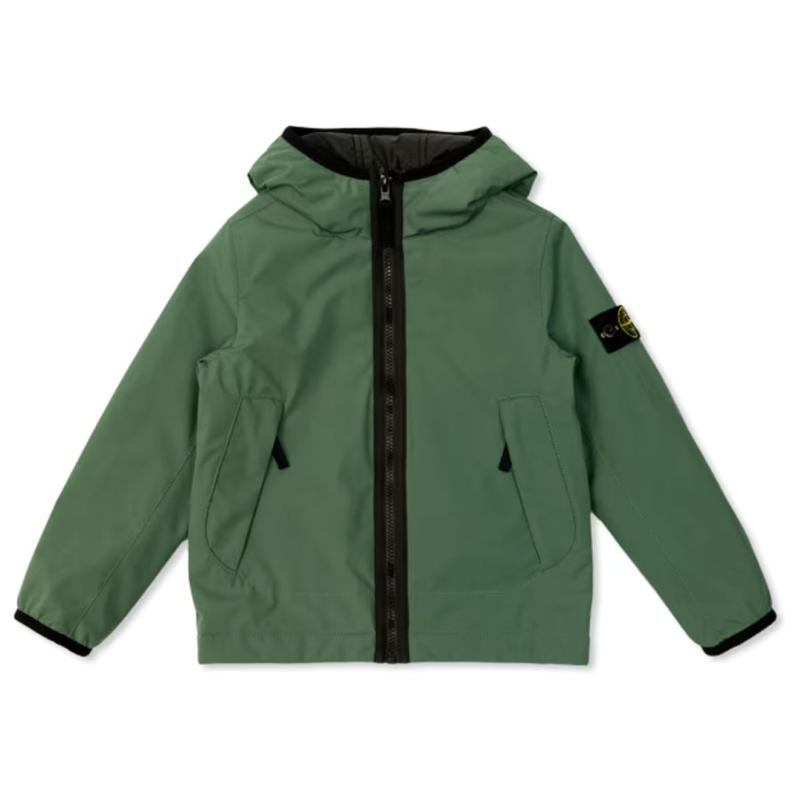 STONE ISLAND JUNIOR - Blouson à capuche 