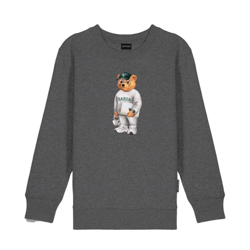 BARON FILOU - Sweat Honeygang Étudiant gris