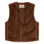 LABDIP - Veste mink Baci en fausse fourrure coffee
