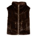 MAX & MOI - Gilet Valora chocolat 