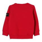 STONE ISLAND JUNIOR - Sweat rouge